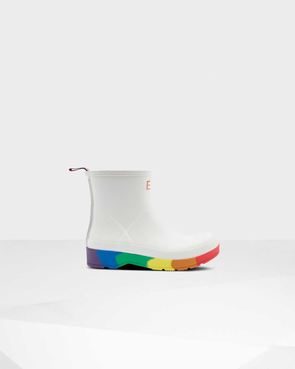 Hunter Original Pride Play Heeled Play Støvler Hvide - Hunter Gummistøvler Herre | KOX387524